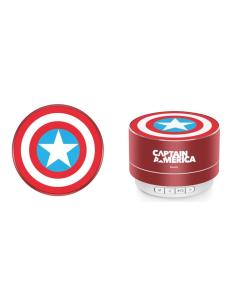 ALTAVOZ CAPITAN AMERICA ROJO / STEREO PORTATIL / BLUETOOTH / 300 mAh / 3W /