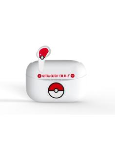 AURICULARES C/MICROFONO TWS EARPODS POKE BALL BLANCO / BLUETOOTH 5.0 /
