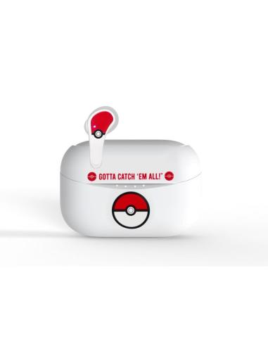 AURICULARES C/MICROFONO TWS EARPODS POKE BALL BLANCO / BLUETOOTH 5.0 /