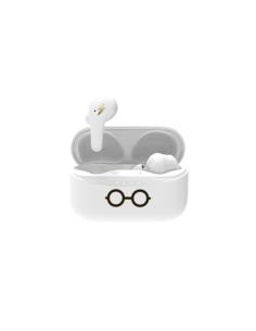 AURICULARES C/MICROFONO TWS EARPODS GAFAS Y RAYO HARRY POTTER BLANCO / BLUETOOTH 5.0 /