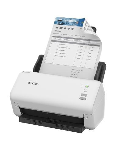 ESCANER BROTHER DOCUMENTAL ADS-4100 / DUPLEX / HASTA 600X600ppp / 70ppm NEGRO Y COLOR/ ADF HASTA 60 HOJAS / COMPATIBLE CON KOFAX