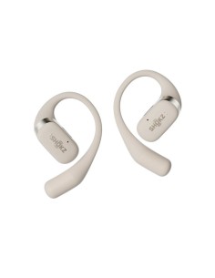 AURICULARES DEPORTIVOS SHOKZ OPENFIT BEIGE   CONDUCCION OSEA   BLUETOOTH 5.2   7 HORAS AUTONOMIA   28 HORAS CON EL ESTUCHE DE CA