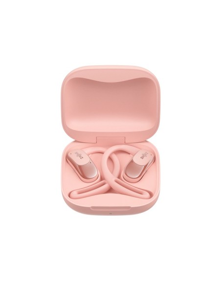 AURICULAR SHOKZ OPENFIT AIR PINK   TWS OPEN-EAR   HASTA 28 HORAS DE AUTONOMIA   LIGEROS   GANCHO DE OREJA FLEXIBLE   AUDIO POTEN