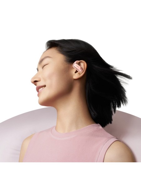 AURICULAR SHOKZ OPENFIT AIR PINK   TWS OPEN-EAR   HASTA 28 HORAS DE AUTONOMIA   LIGEROS   GANCHO DE OREJA FLEXIBLE   AUDIO POTEN