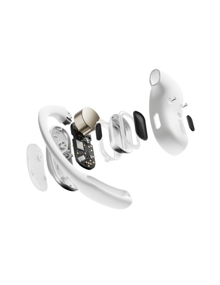 AURICULAR SHOKZ OPENFIT AIR WHITE   TWS OPEN-EAR   HASTA 28 HORAS DE AUTONOMIA   LIGEROS   GANCHO DE OREJA FLEXIBLE   AUDIO POTE