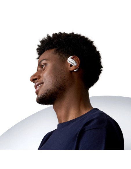 AURICULAR SHOKZ OPENFIT AIR WHITE   TWS OPEN-EAR   HASTA 28 HORAS DE AUTONOMIA   LIGEROS   GANCHO DE OREJA FLEXIBLE   AUDIO POTE