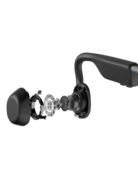 AURICULARES DEPORTIVOS SHOKZ OPENMOVE GREY   CONDUCCION OSEA   C MICROFONO   6 HORAS AUTONOMIA   IP55   BLUETOOTH 5.0   S661GY