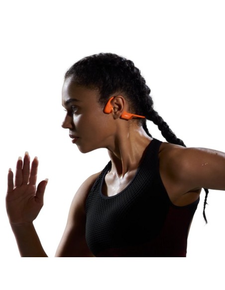 AURICULARES DEPORTIVOS SHOKZ OPENRUN PRO 2 MINI ORANGE   CONDUCCION OSEA   C MICROFONO DUAL CANCELACION DE RUIDO   12 HORAS AUTO