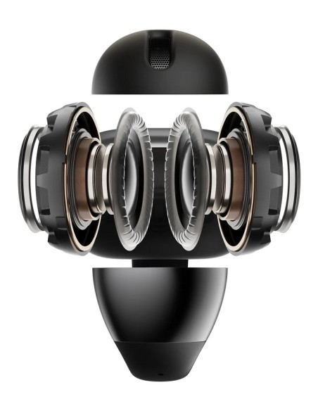 AURICULAR SHOKZ OPENDOTS ONE BLACK   DISEÑO TWS OPEN-EAR CON CLIP   HASTA 40 HORAS   LIGEROS   SONIDO RICO Y ENVOLVENTE + MODO D