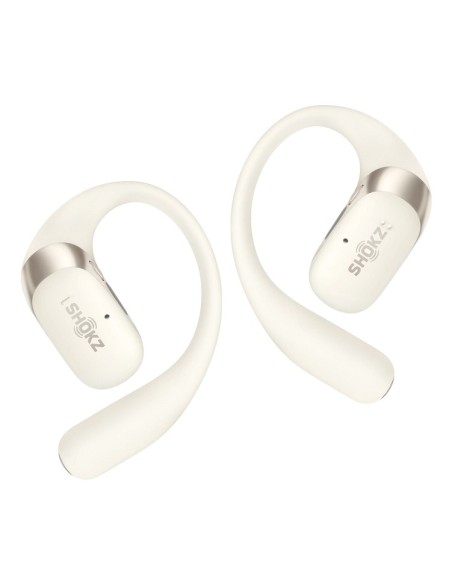 AURICULAR SHOKZ OPENFIT 2 BEIGE   TWS OPEN-EAR   HASTA 48 HORAS DE AUTONOMIA   LIGEROS   GANCHO DE OREJA FLEXIBLE   AUDIO POTENT
