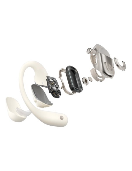 AURICULAR SHOKZ OPENFIT 2 BEIGE   TWS OPEN-EAR   HASTA 48 HORAS DE AUTONOMIA   LIGEROS   GANCHO DE OREJA FLEXIBLE   AUDIO POTENT