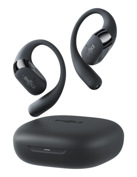 AURICULAR SHOKZ OPENFIT 2 BLACK   TWS OPEN-EAR   HASTA 48 HORAS DE AUTONOMIA   LIGEROS   GANCHO DE OREJA FLEXIBLE   AUDIO POTENT