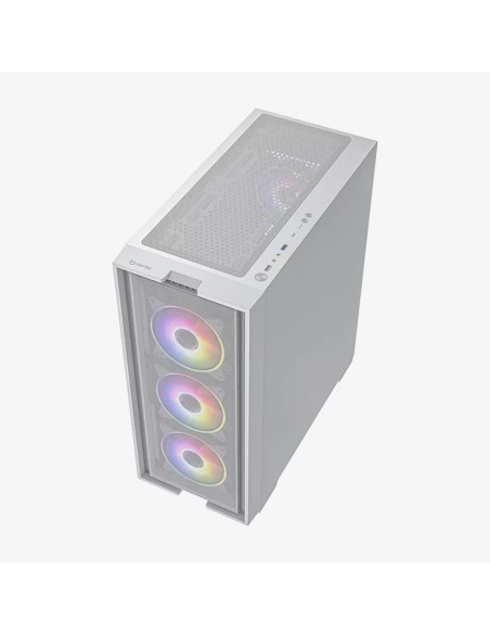 CARCASA HIDITEC H2 AIR ARGB BLANCA   E-ATX   4 VENTILADORES N18 ARGB 120MM   CAPACIDAD HASTA 9 VENTILADORES Y REFRIF.LIQUIDA 360