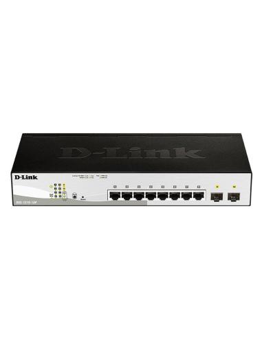 SWITCH D-LINK 8P DGS-1210-10MPE 8P 10100100(POE) 2P SFP