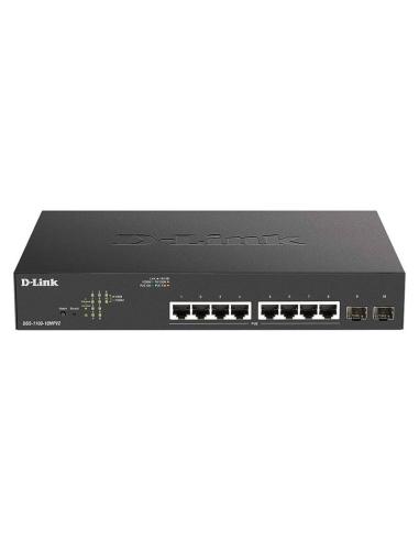 SWITCH D-LINK 10P DGS-1100-10 8P 101001000(POE) 2 SFP 1000 DGS-1100-10MPV2E