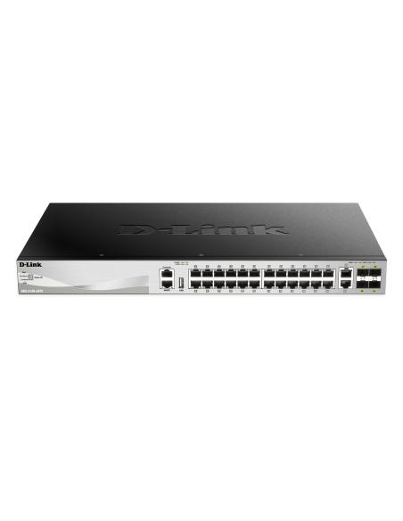SWITCH D-LINK 30P DGS-3130-30TSE 24P 101001000BASE-T 2P10GBASE-T 4P10G SFPL3