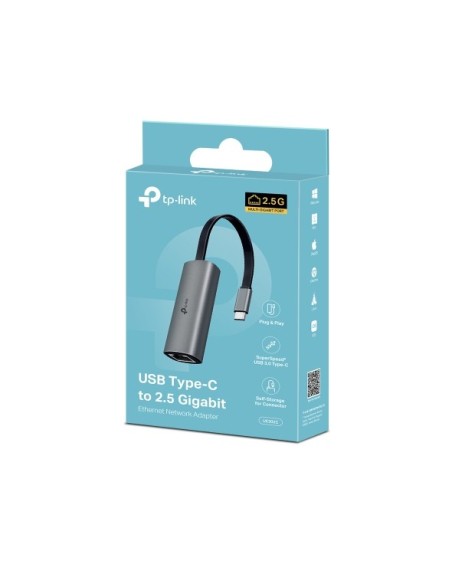 ADAPTADOR TP-LINK USB 3.0 TYPE-C TO 2.5 GIGABIT ETHERNET