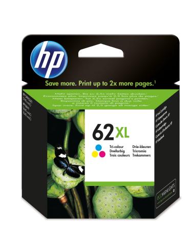 TINTA HP 62XL DJ 56405644564656607640OFFICEJET5740 ORI TRICOLOR C2P07AE