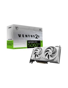 TARJETA GRAFICA MSI GEFORCE RTX 5060 TI VENTUS 2X OC WHITE 16GB GDDR7   3xDP - 1xHDMI   912-V535-002