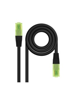 Nanocable Cable RJ45 Cat.6 UTP CCA 25cm Negro