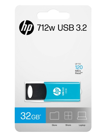 USB HP 32GB 712W BLUE 3.2 FLASH DRIVE