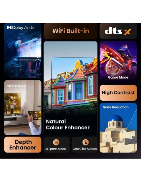 Hisense 32A4Q TV 32" HD STV DOLBY DTS