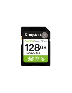 KINGSTON TARJETA SD 128GB SDXC CANVAS SELECT PLUS GEN 3