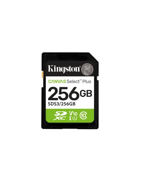 KINGSTON TARJETA SD 256GB SDXC CANVAS SELECT PLUS GEN 3
