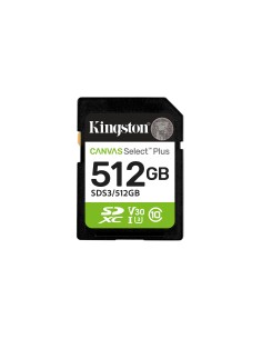 KINGSTON TARJETA SD 512GB SDXC CANVAS SELECT PLUS GEN 3