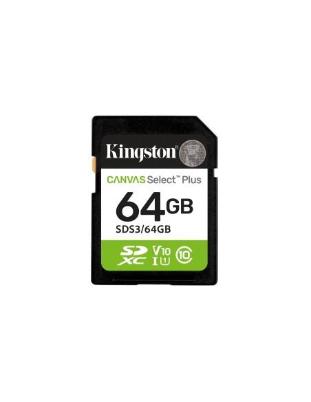 KINGSTON TARJETA SD 64GB SDXC CANVAS SELECT PLUS GEN 3