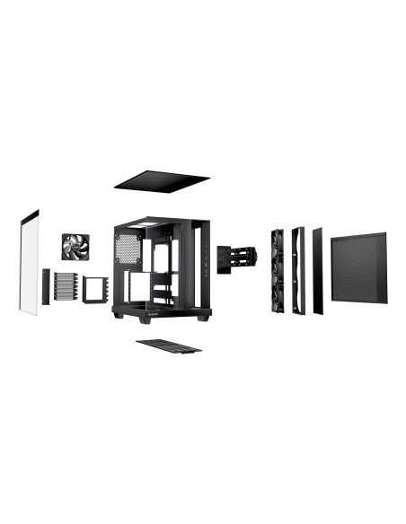 CAJA BEQUIET LIGHT BASE 600 DX ATX SIN FUENTE ARGB NEGRO