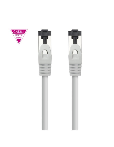 Nanocable Cable red Cat. 8.1 2GHZ SSTP Gris 5m