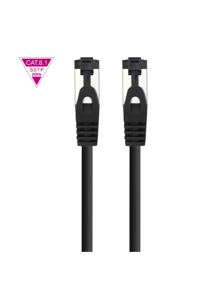 Nanocable Cable red Cat. 8.1 2GHZ SSTP Negro 3m