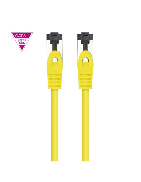 Nanocable Cable red Cat. 8.1 2GHZ SSTP Amarillo 2m