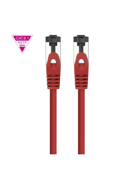 Nanocable Cable red Cat. 8.1 2GHZ SSTP Rojo 2m