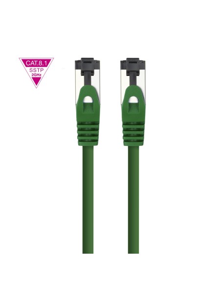 Nanocable Cable red Cat. 8.1 2GHZ SSTP Verde 2m