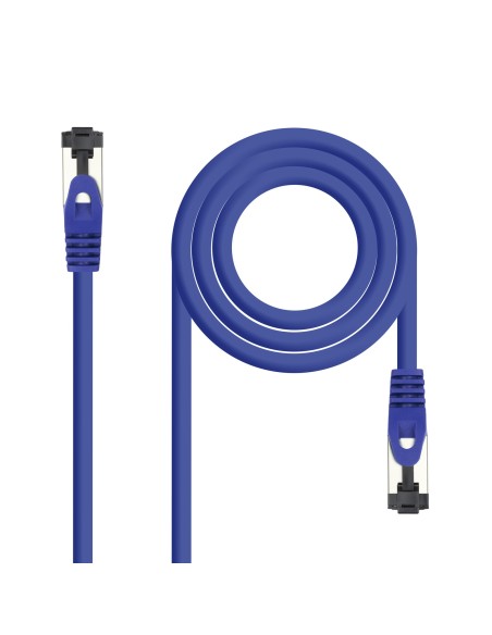 Nanocable Cable red Cat. 8.1 2GHZ SSTP Azul 0,25m