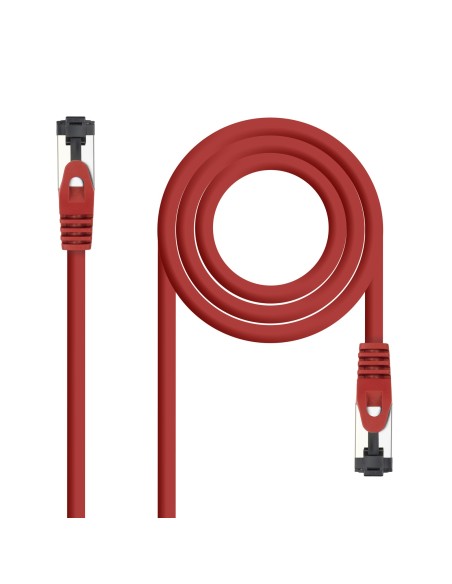 Nanocable Cable red Cat. 8.1 2GHZ SSTP Rojo 0,30m