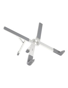 SOPORTE ELEVADOR ALUM. PLEGABLE PORTÃTILES, PLATA