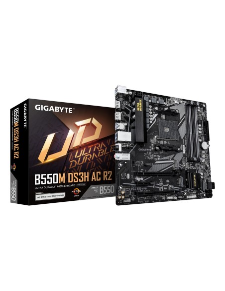 PLACA BASE GIGABYTE B550M DS3H AC R2 AM4 MATX 4XDDR4