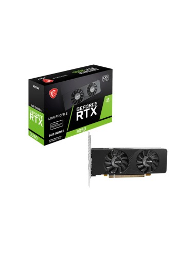 TARJETA GRAFICA MSI RTX 3050 LP E 6GB OC