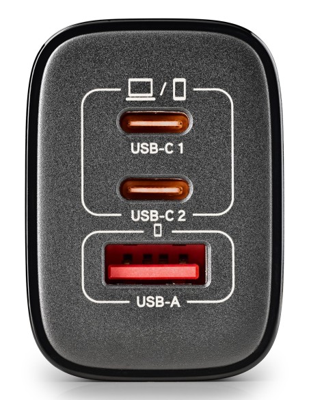 NGS CARGADOR GAN ULTRARAPIDO 65W USB-C+ USB-A