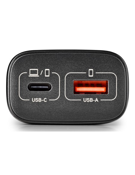 NGS CARGADOR GAN ULTRARAPIDO 45W USB-C+ USB-A