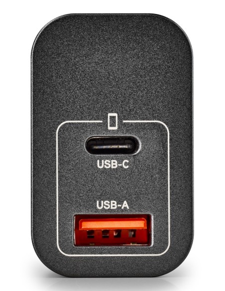 NGS CARGADOR GAN ULTRARAPIDO 30W USB-C+ USB-A