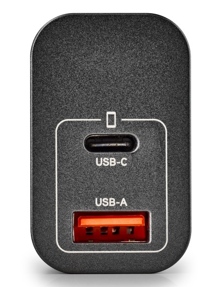 NGS CARGADOR GAN ULTRARAPIDO 20W USB-C+ USB-A