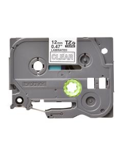 Brother Cinta Laminada Blanco/Transparente 12 mm