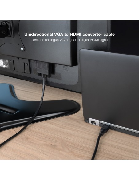 Nanocable Cable Conversor VGA a HDMI M-M 1,8 m