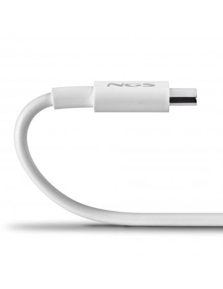 NGS CABLE CARGA RAPIDA USB-C A USB-C 1M BLANCO