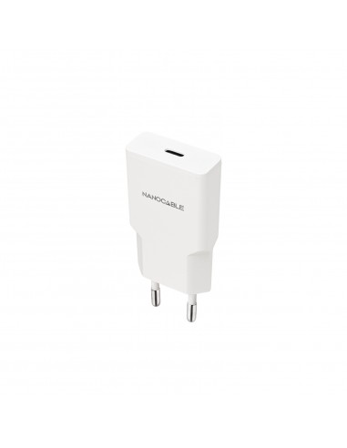 Nanocable Cargador USB-C PD 25W Blanco