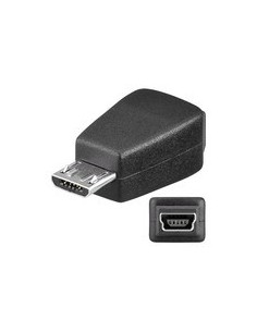 Microconnect USBBMBM cable gender changer USB B USB Micro B Negro